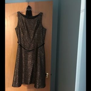 Black/Gold Cocktail Dress